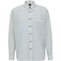 Boss Collared Neck Point Collar Long Sleeve Shirt