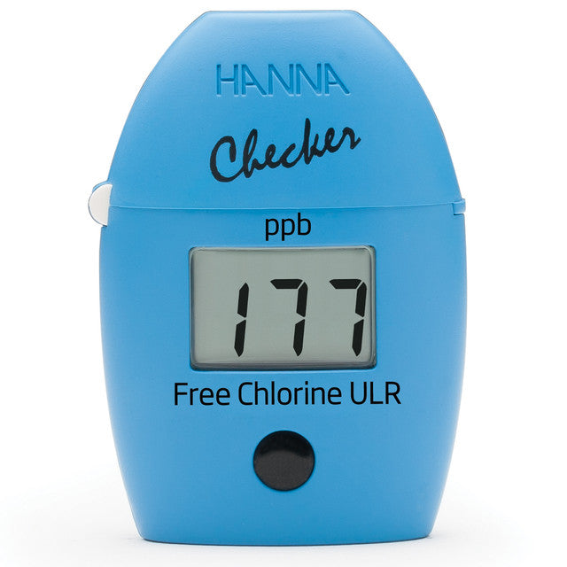 Hanna HI762 Ultra Low Range Free Chlorine Checker HC - 0-500 ppb Colorimeter