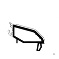 Gealan Fenster Gealan PVC Glasleiste 7134