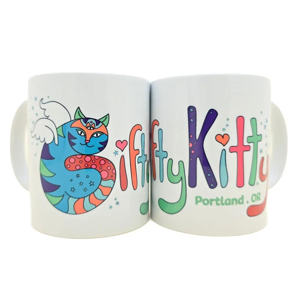 GiftyKitty - Ceramic Mug - 11oz