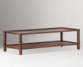 Goa Coastal Wooden Coffee Table Furniselan Teak Finish