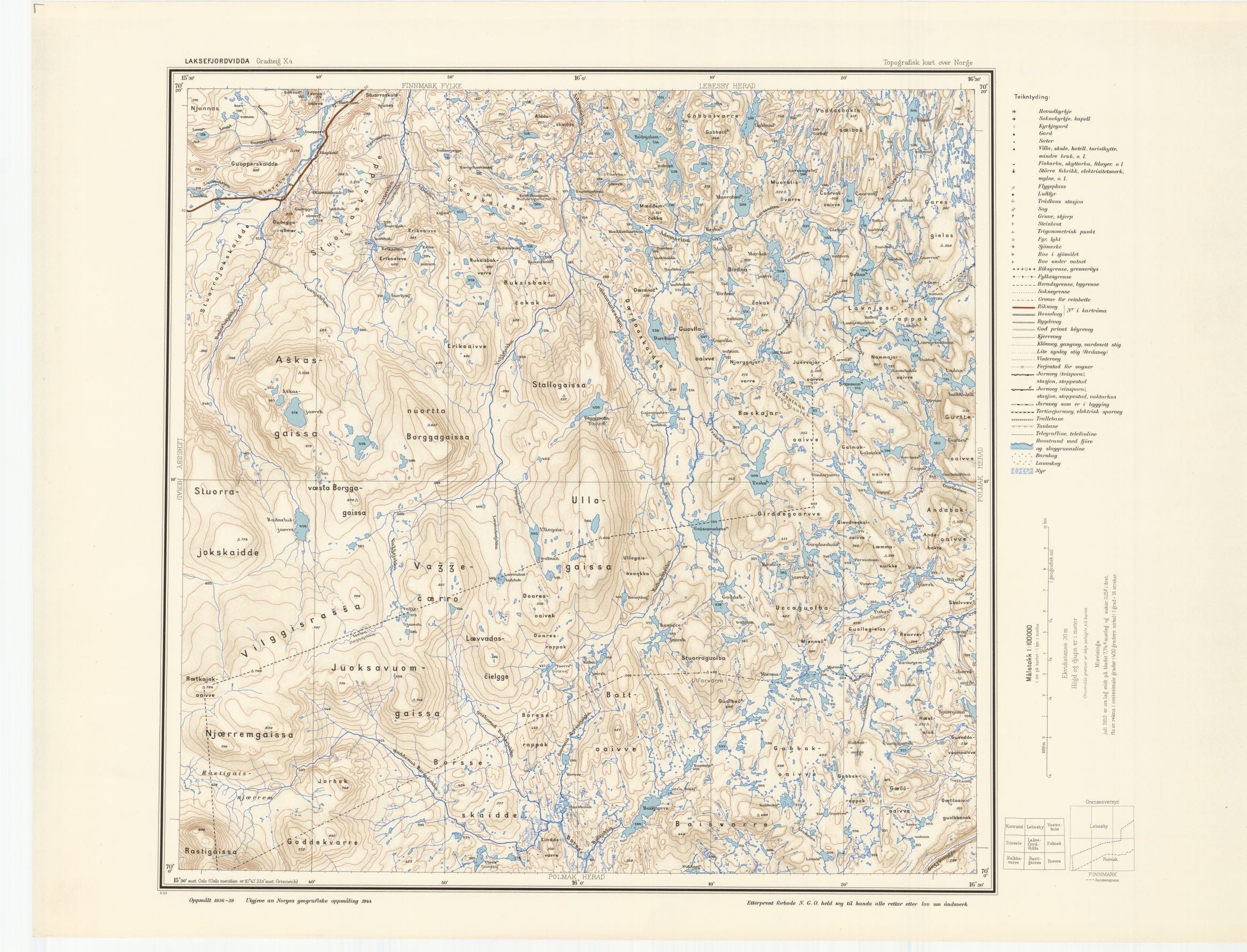 X4 Laksefjordvidda: Finnmark