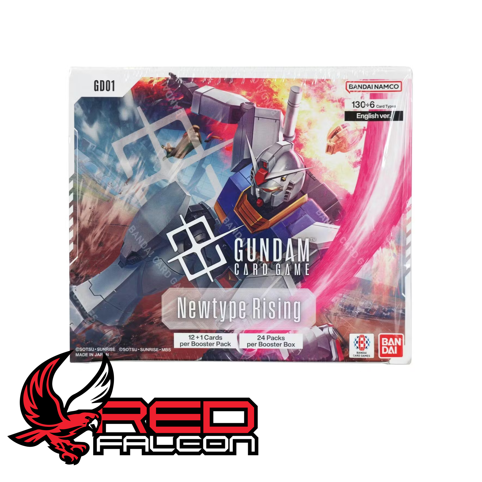 gd01 booster box Gundam Card Game Newtype Rising GD-01 Booster Box – Red  Falcon TCG
