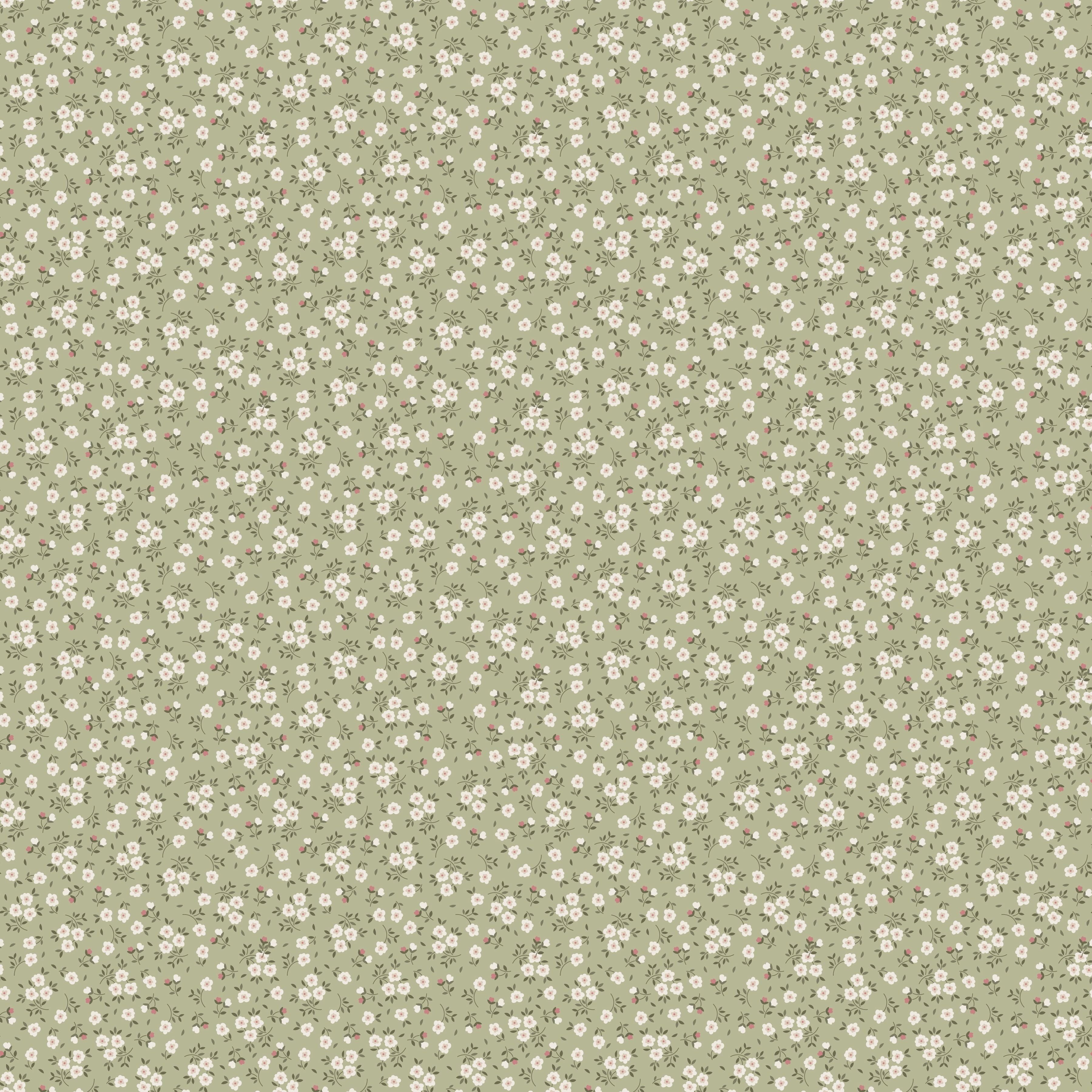 Anne of Green Gables Ditsy Sage by The RBD Designers