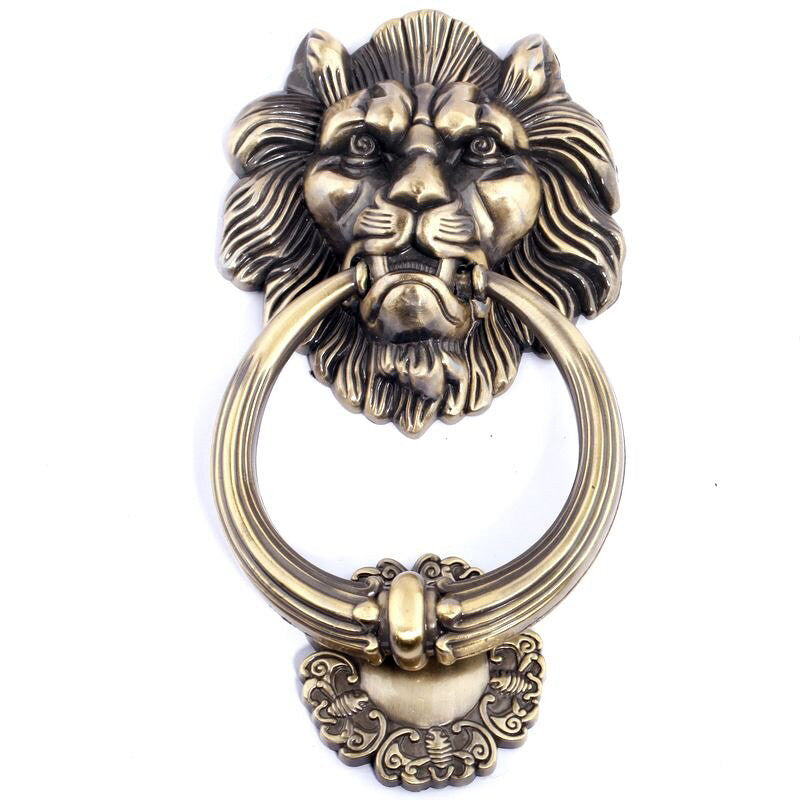 Heurtoir De Porte Ancien Lion
