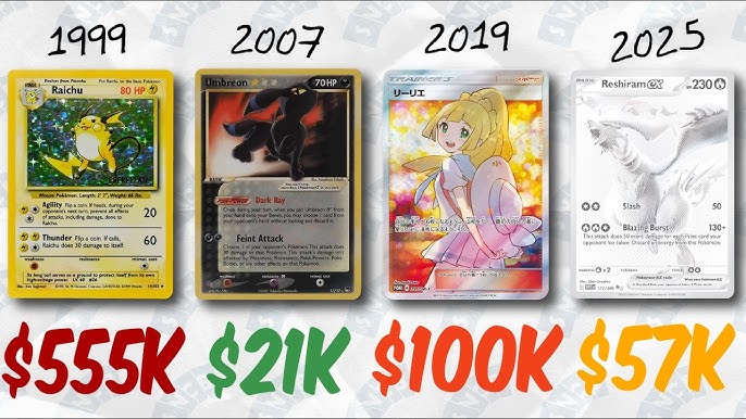 The Most Expensive Pokémon Card From Every Year