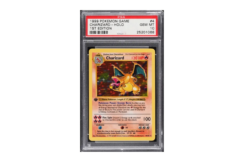 A Pokémon Base Set First Edition Holo Charizard Fetches $420K USD at Auction