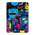 iPad 11 (A16) Print Printed Custom SIGNATURE Arcade Rave Gaming Gamer Pixel Skin Wrap Sticker Decal Cover Protector by QSKINZ | QSKINZ.COM