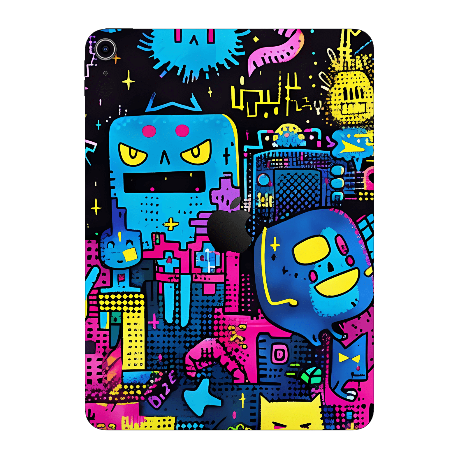 iPad 11 (A16) Print Printed Custom SIGNATURE Arcade Rave Gaming Gamer Pixel Skin Wrap Sticker Decal Cover Protector by QSKINZ | QSKINZ.COM