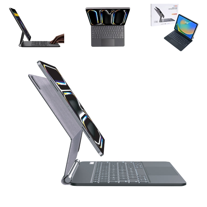 [Magic Keybord] Apple iPad Air 4/5 & Pro 11“ & Air 11” M2/M3 (2024/2025) - Precision Multi-Touch Trackpad Magnetic Smart Wireless Keyboard Case With Backlit Keys - i-Station Mobile Phone & Electronic Device Repair and Accessories