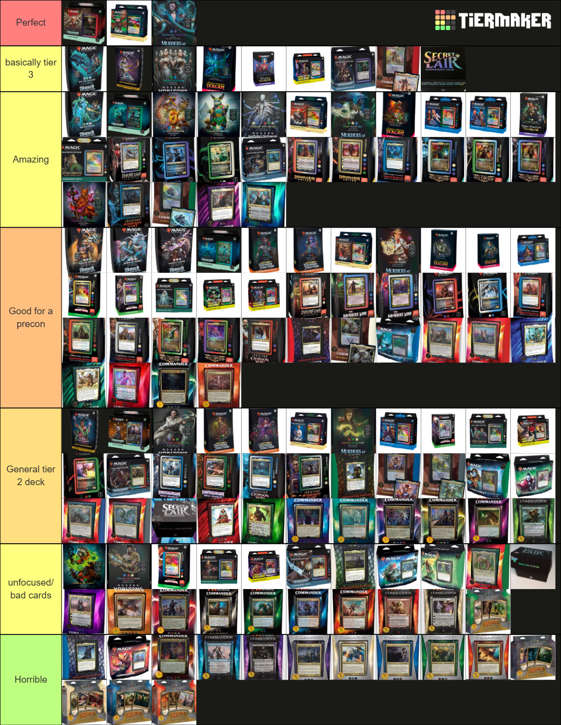 best mtg commander deck strong decks My personal commander precon tier list : r/mtg The best MTG Commanders 2026 –