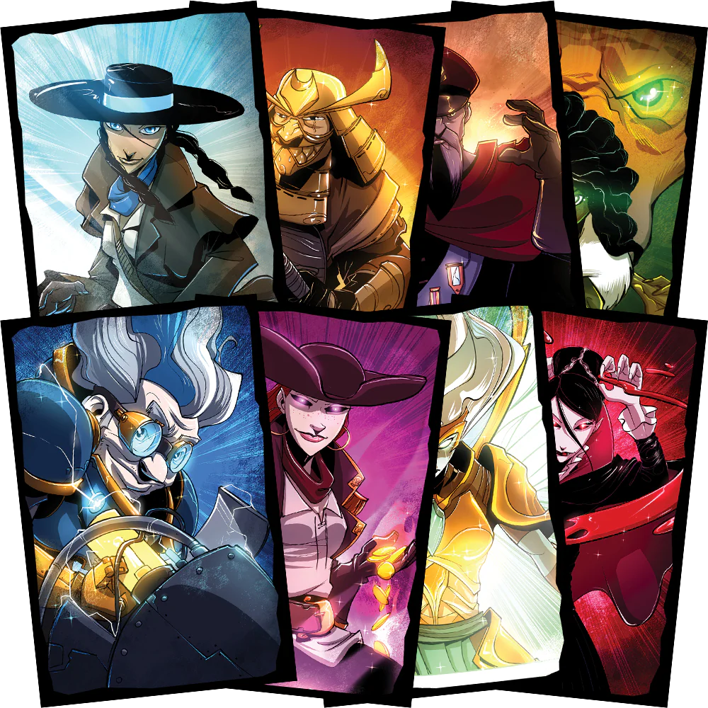 Boîte du jeu de société Card Sleeves Dice Throne Season Two - Protège-Cartes 8 Héros Premium | AdventureBox