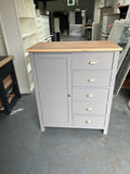 Sussex Storm grey Combi Wardrobe furniture delivered