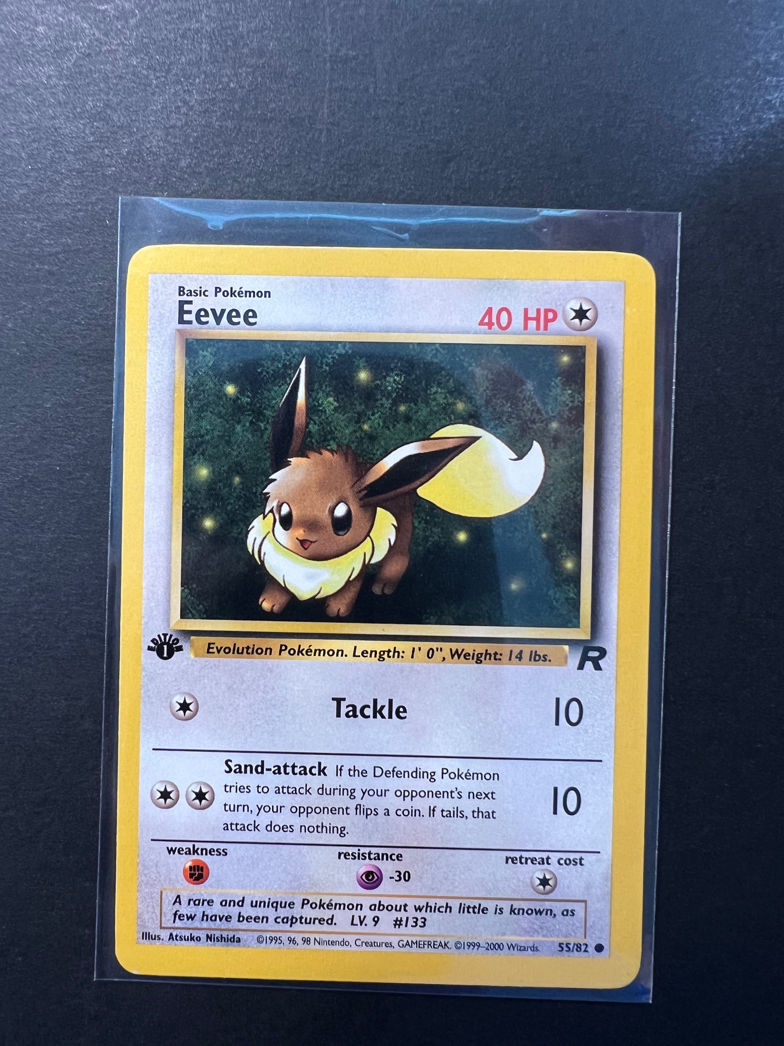 Eevee 1st Edition - 55/82 Non-Holo - Team Rocket