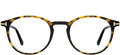 Tom Ford FT 5294 men Havana Round Eyeglasses