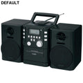 JENSEN(R) CD-725 Portable CD Music System with Cassette & Audio Systems Players Recorders
