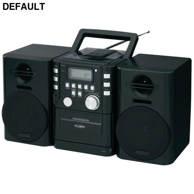 JENSEN(R) CD-725 Portable CD Music System with Cassette & Audio Systems Players Recorders