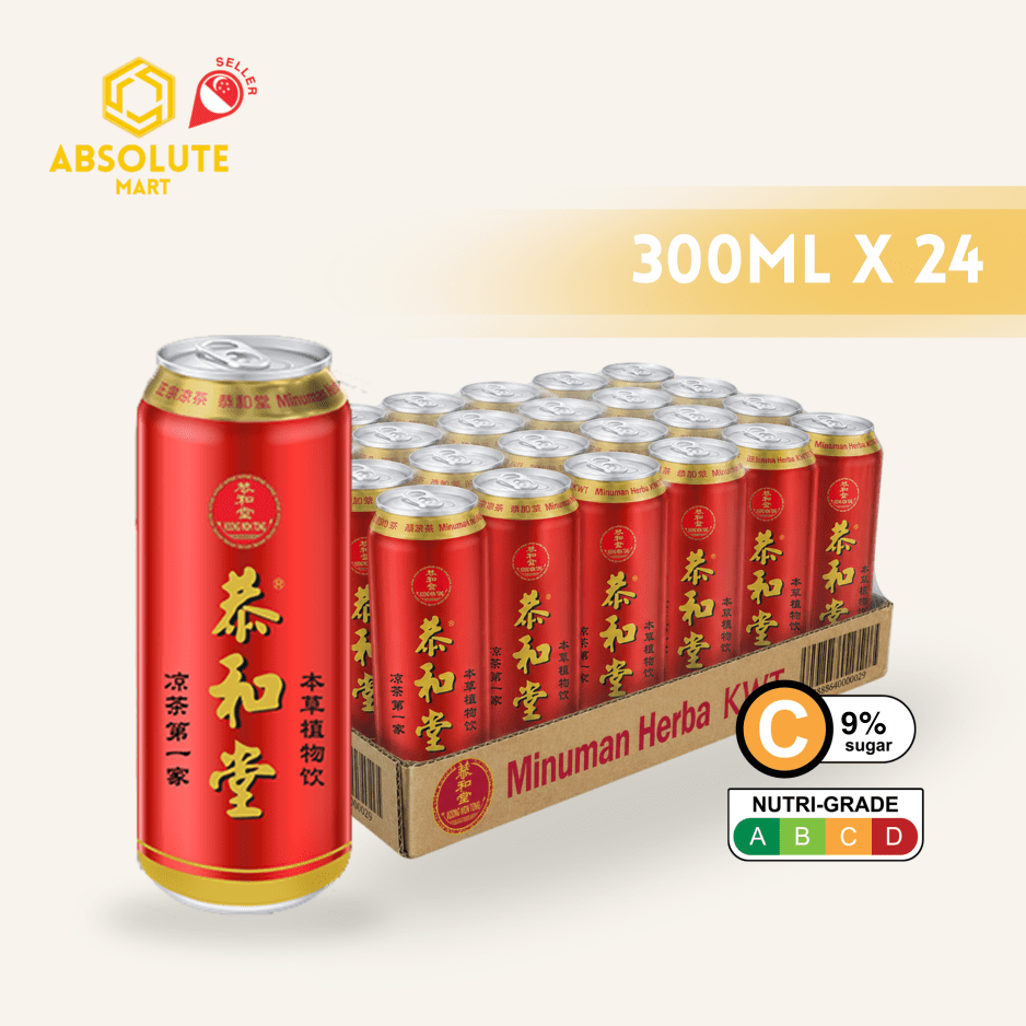 KOONG WOH TONG Herbal Drink 300ML X 24 (CAN) - ABSOLUTE MARTKOONG WOH TONG Herbal Drink 300ML X 24 (CAN)Unflavoured Tea