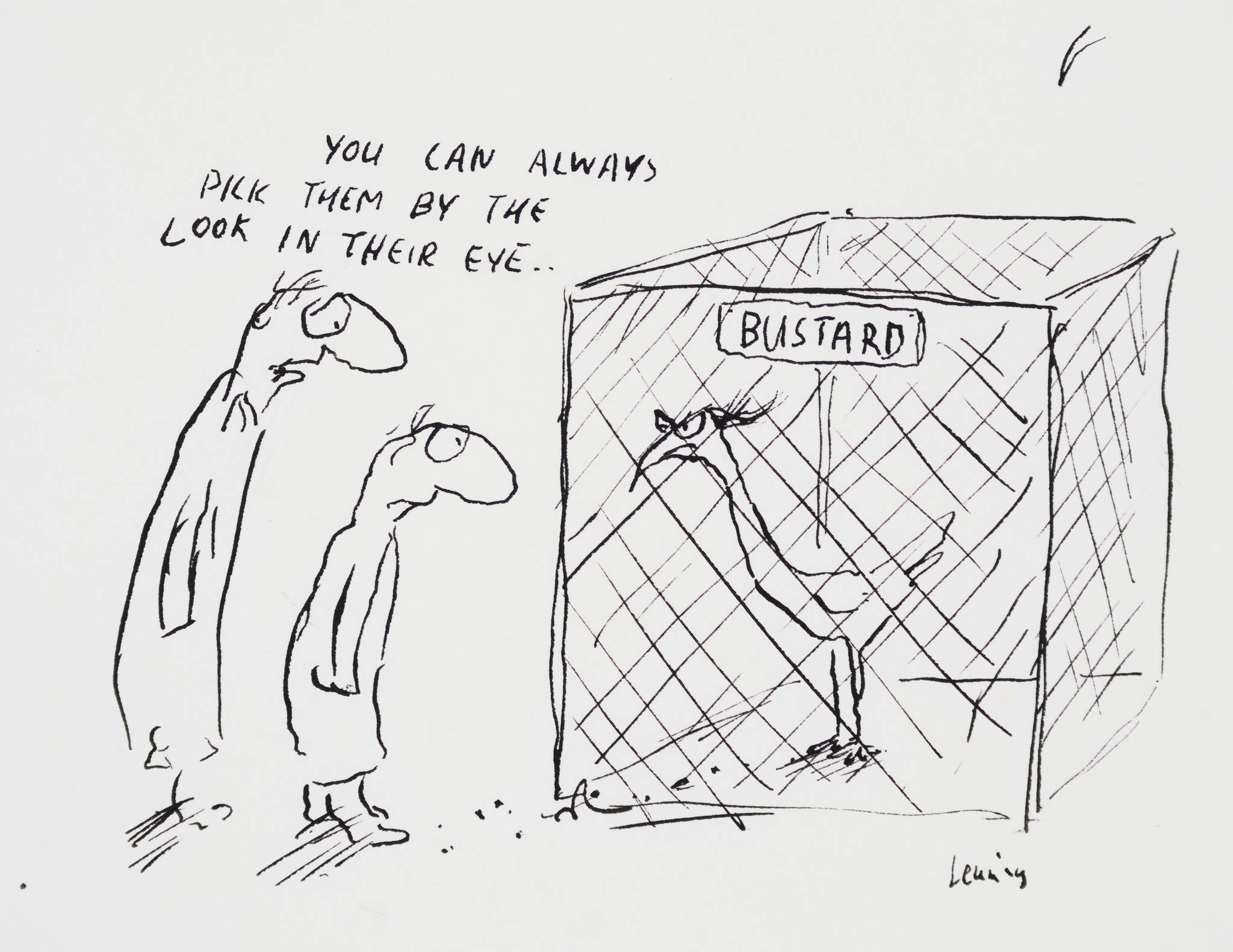 Michael Leunig 'Untitled (Bustard)'