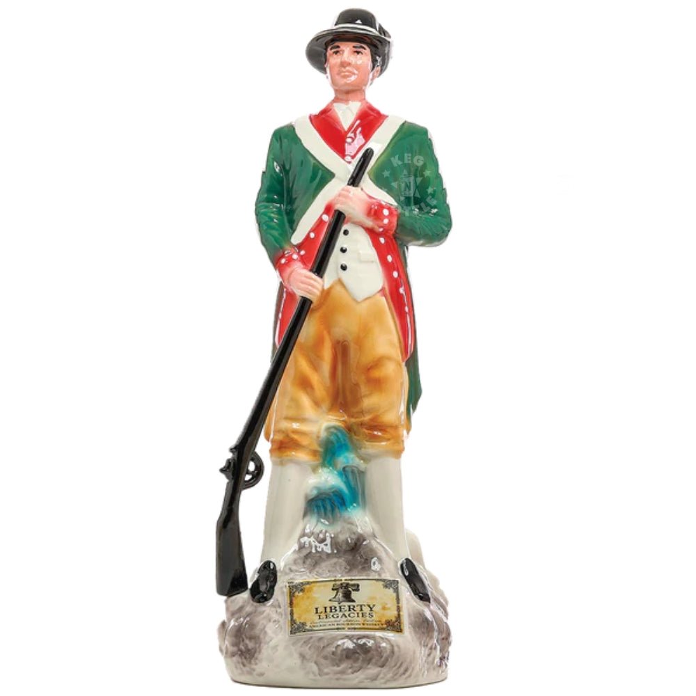 iberty Legacies Continental Soldier American bourbon whiskey ceramic soldier decanter