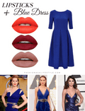 How to pick a lipstick with the color of your dress