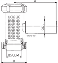 IN-LINE SIGHT GLASS LKGL-1 W