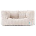 Kindersofa Albert 2-6 jahren - Cord Elfenbein 01