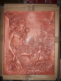 Quête de l'oiseau du temps : bas relief avec Mara