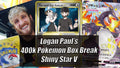 THE GOLD STAR PODCAST: LOGAN PAUL'S 400K POKEMON BOX BREAK, SHINY STAR V, &  1K GIVEAWAY WINNER
