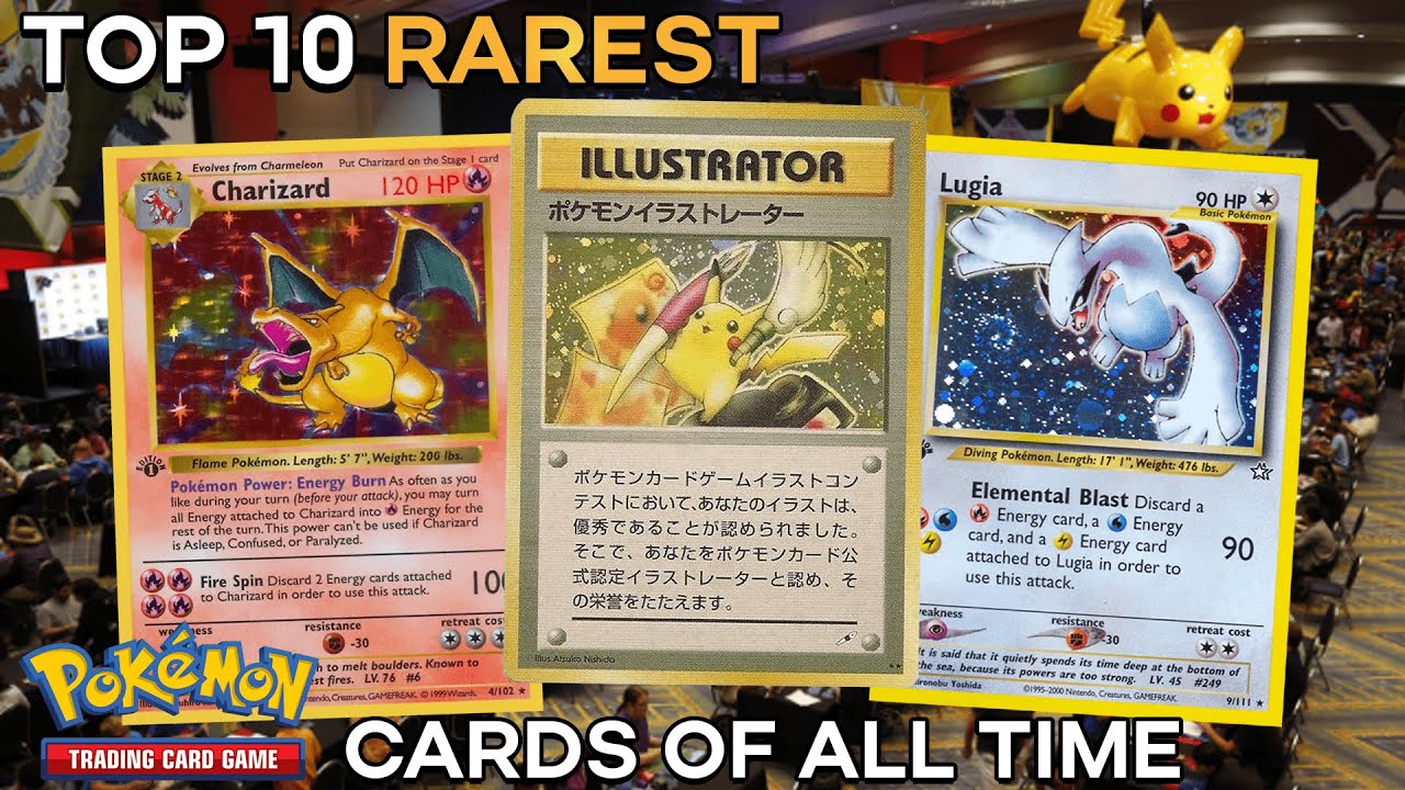 Top 10: Rarest Pokémon Cards Ever!