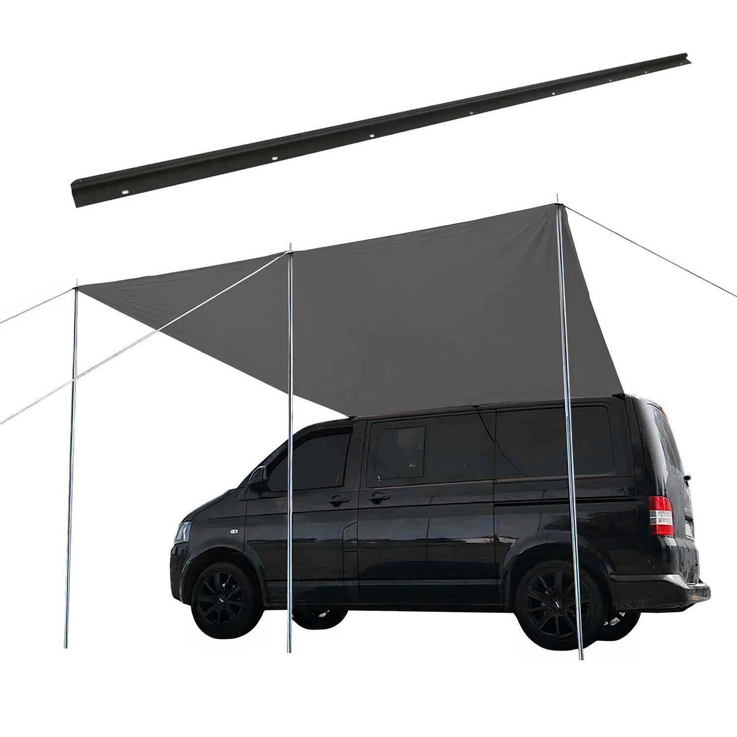 Sonnensegel Kederschiene & Markise Satz für Ford Tourneo Custom 2013-2022 L1