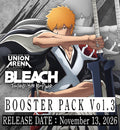 Union Arena Bleach Thousand-Year War Vol. 3 Booster Box | Bandai Official Trading Card Game | 16 Booster Packs per Display Box | Collectible Anime TCG (PREORDER - Release Date November 13, 2026)