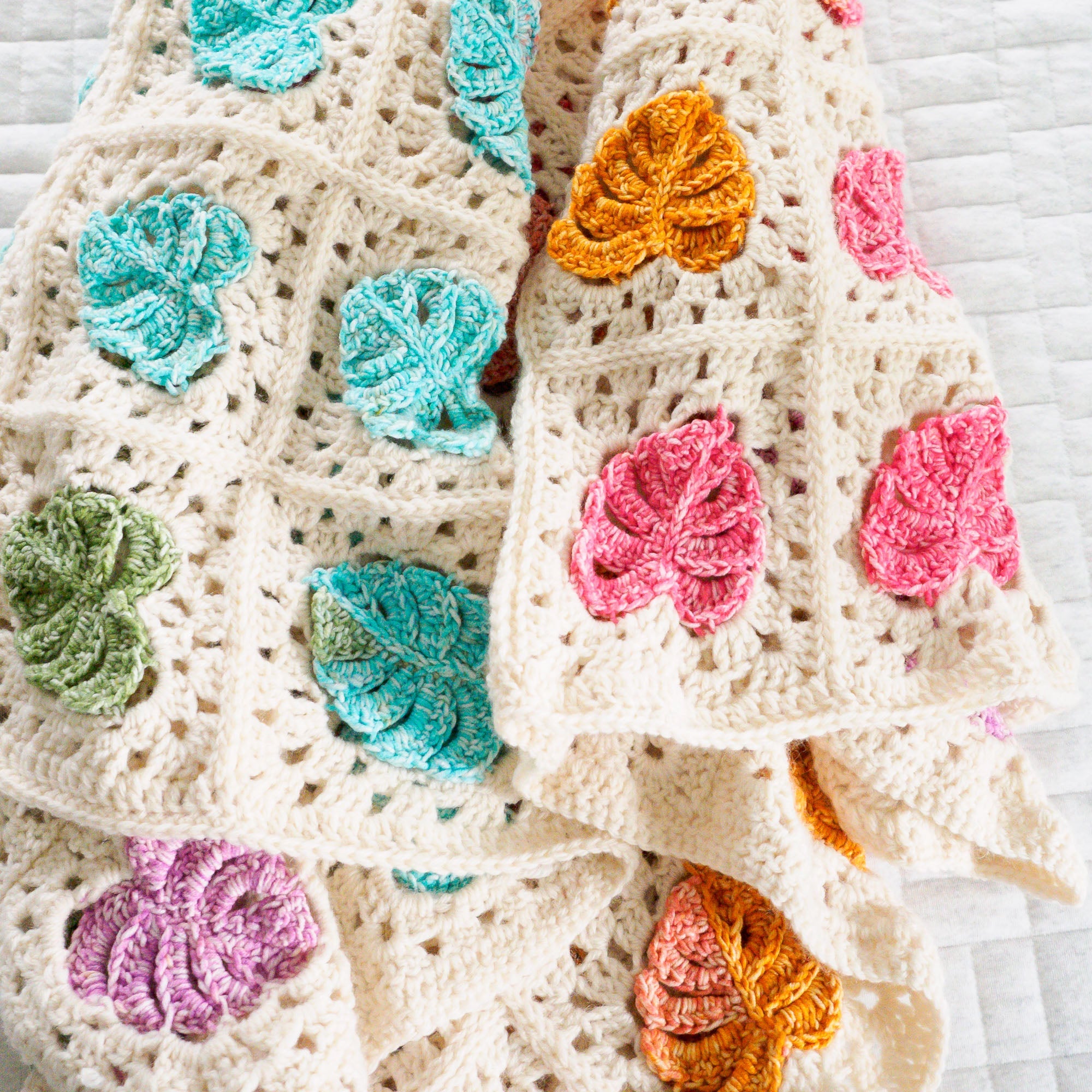 Monstera Garden Blanket