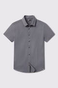 Men's Athletic Fit Dress Shirts: Wrinkle-free, Stretch, Odor-Resistant –  Barbell Apparel