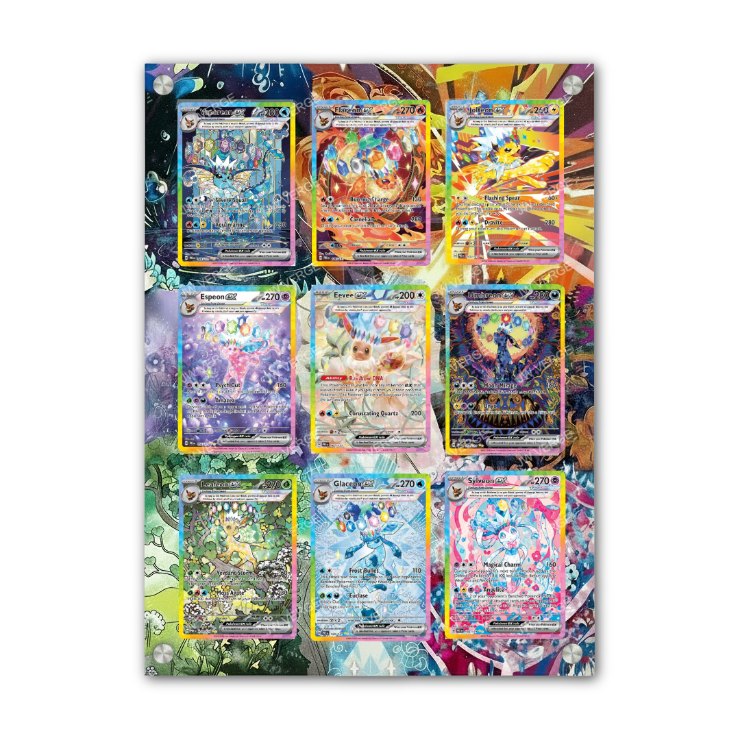 9-Card Pokemon Card Gallery Frames