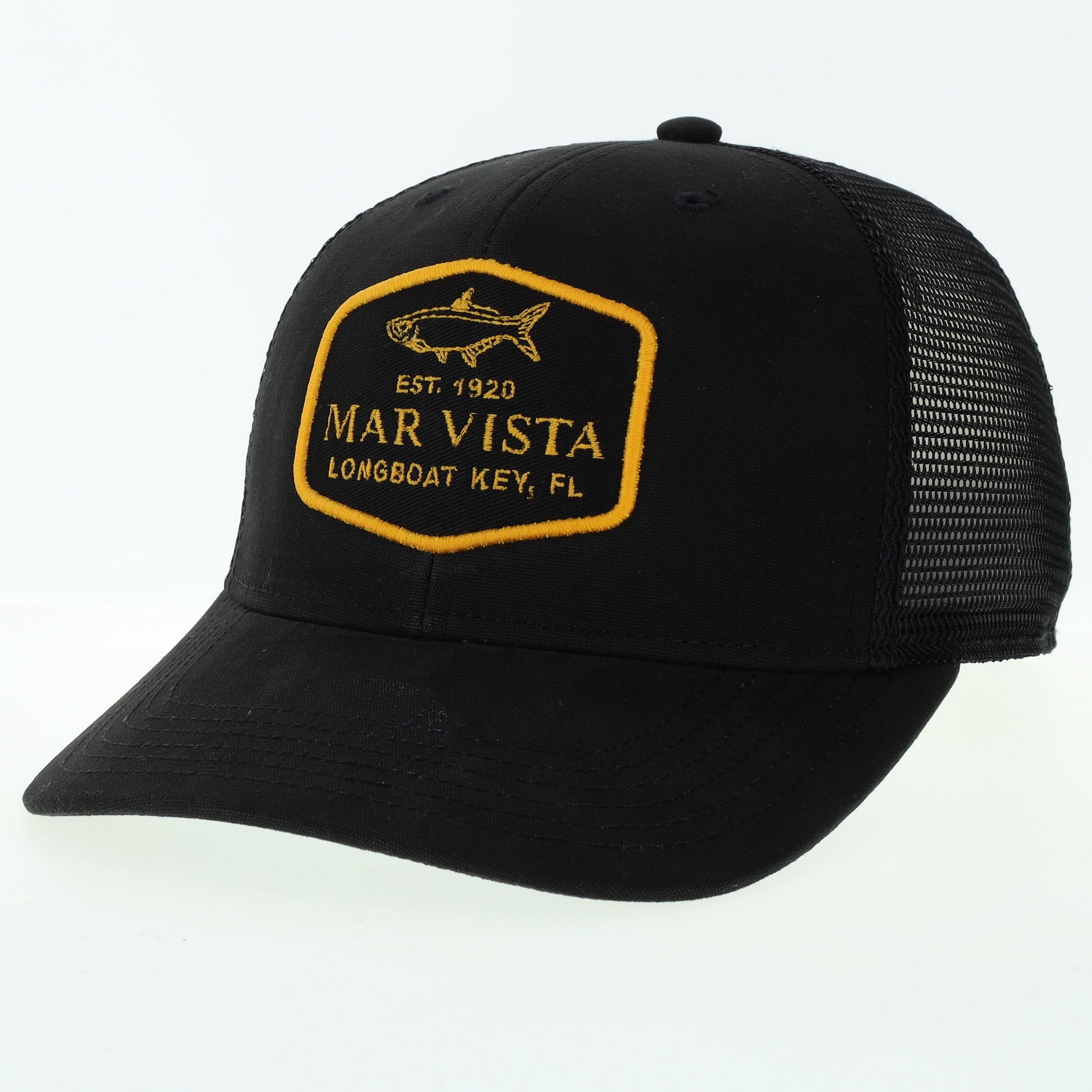 Legacy Mar Vista Black Trucker Yellow Patch 1115610