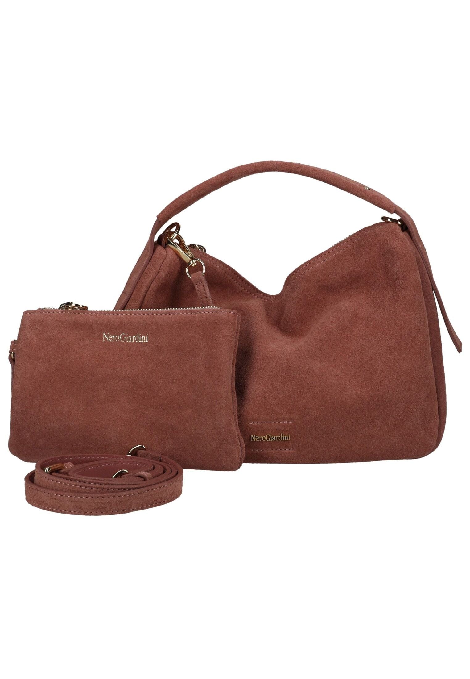 Nero Giardini Taschen Veloursleder Rosa