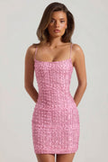 Oh Polly Pink Pearl Dress Stunning Tivoli Dress By Oh Polly Sparkle And Shine At Any