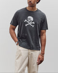 orSlow Vintage Fade Skull Print T-Shirt, Black