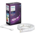 Philips striscia led Hue Lightstrip Extension v4 [1 m] Kit LED Smart Ambiente bianco e colore- - bigeshop