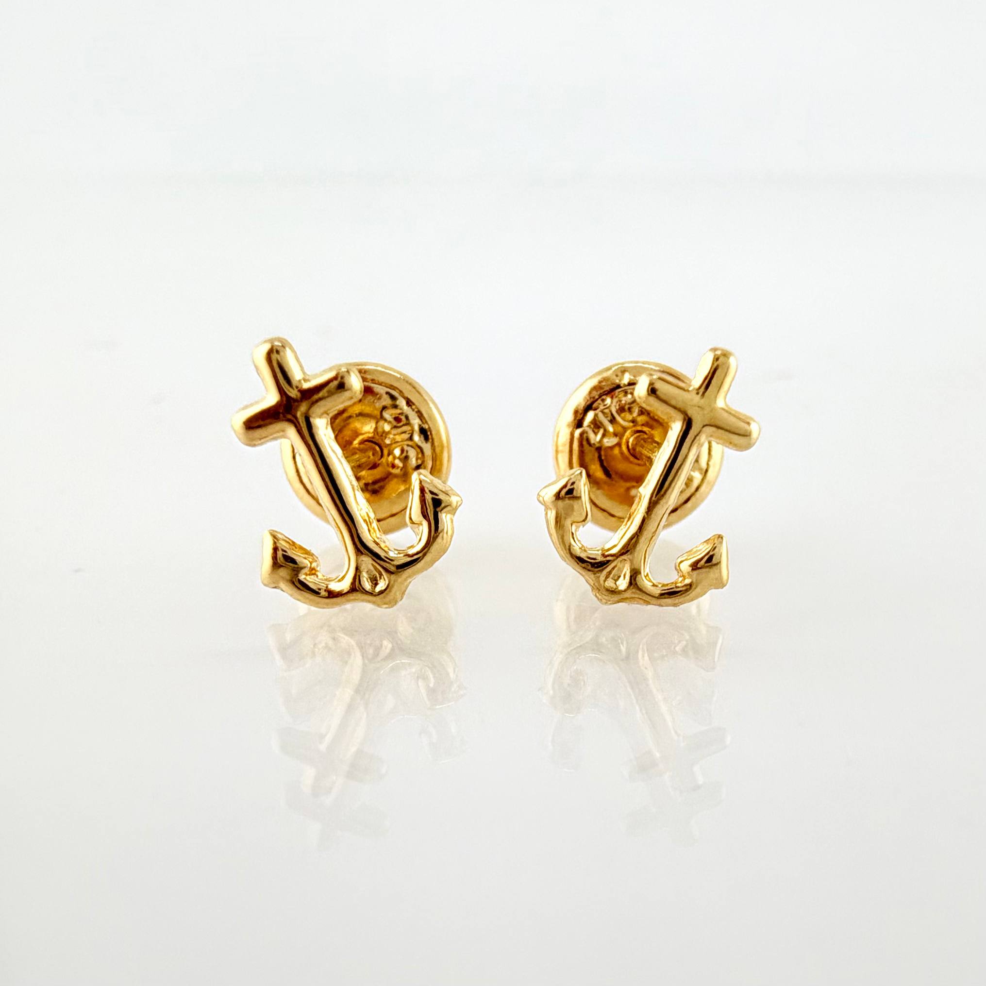 Topos Ancla 0.45gr / 7.8mm Oro Amarillo 18K ©