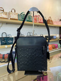 COACH HOUSTON FLIGHT BAG DEBOSSED LEATHER 4009 IN BLACK