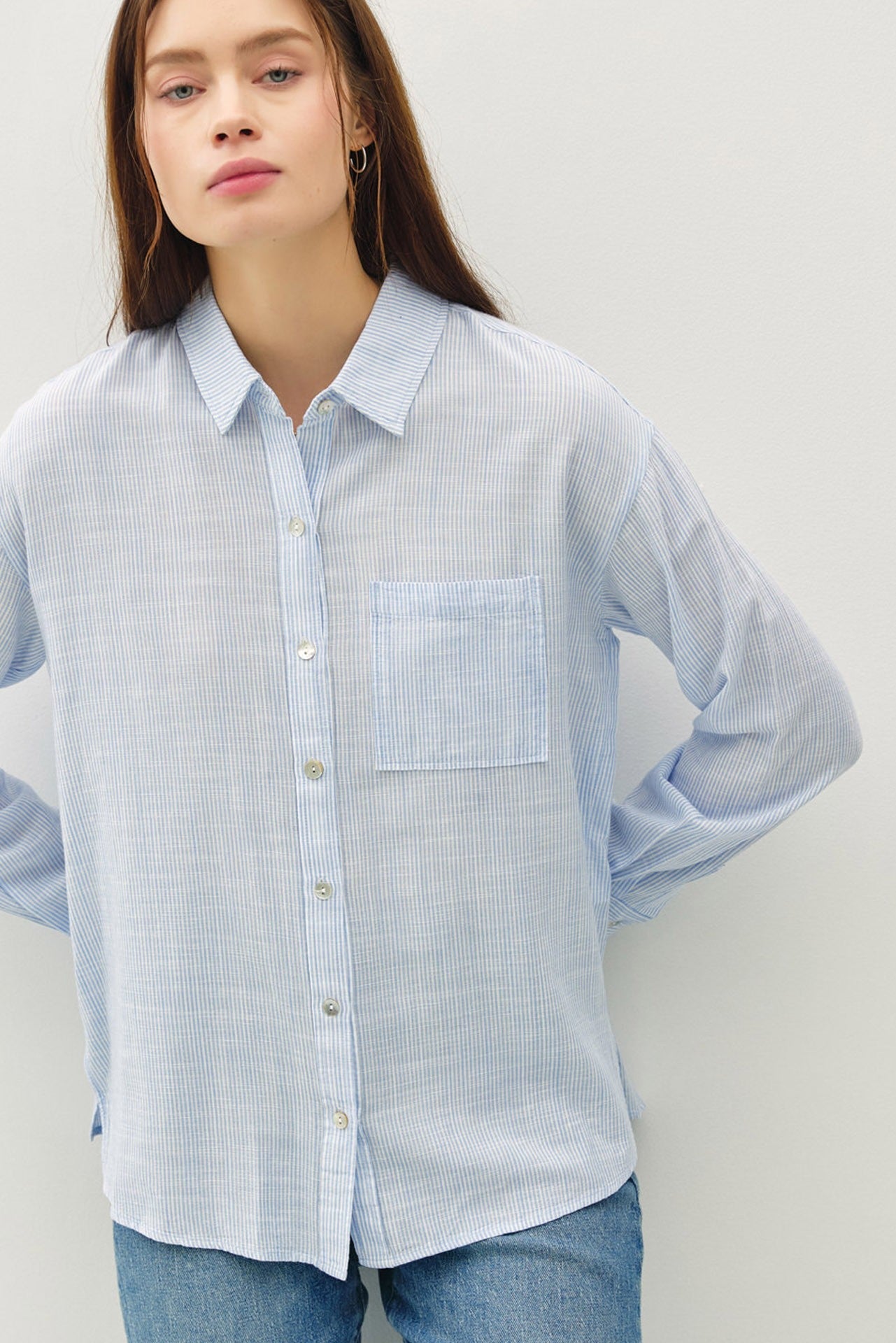 Kennedy - Pinstripe Button Down