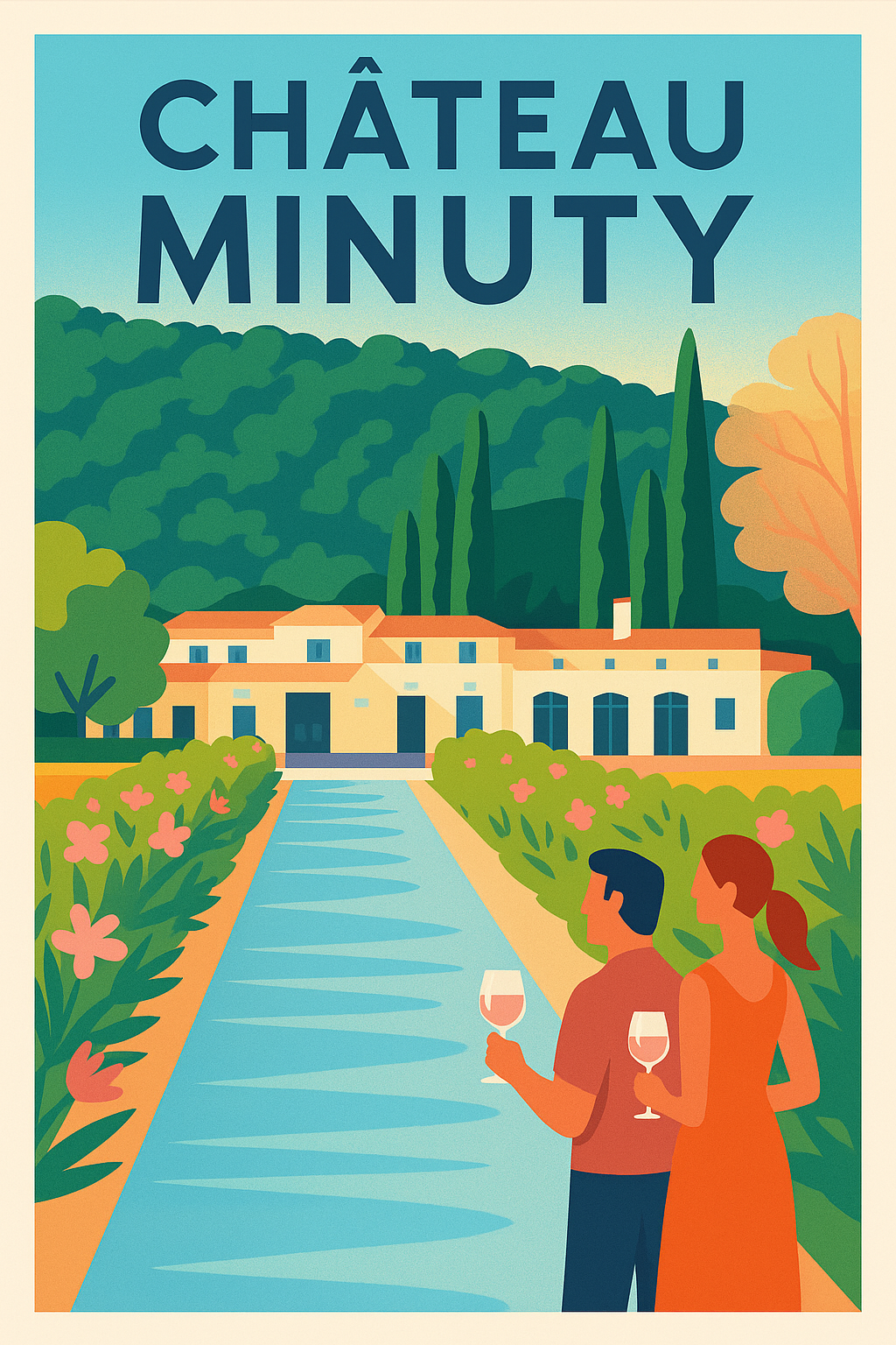 Affiche de Château Minuty - L'élégance de la Provence en affiche