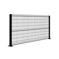 Kit Reja Perimetral 183x250cm + 2 Postes (Negro) - Chilesale