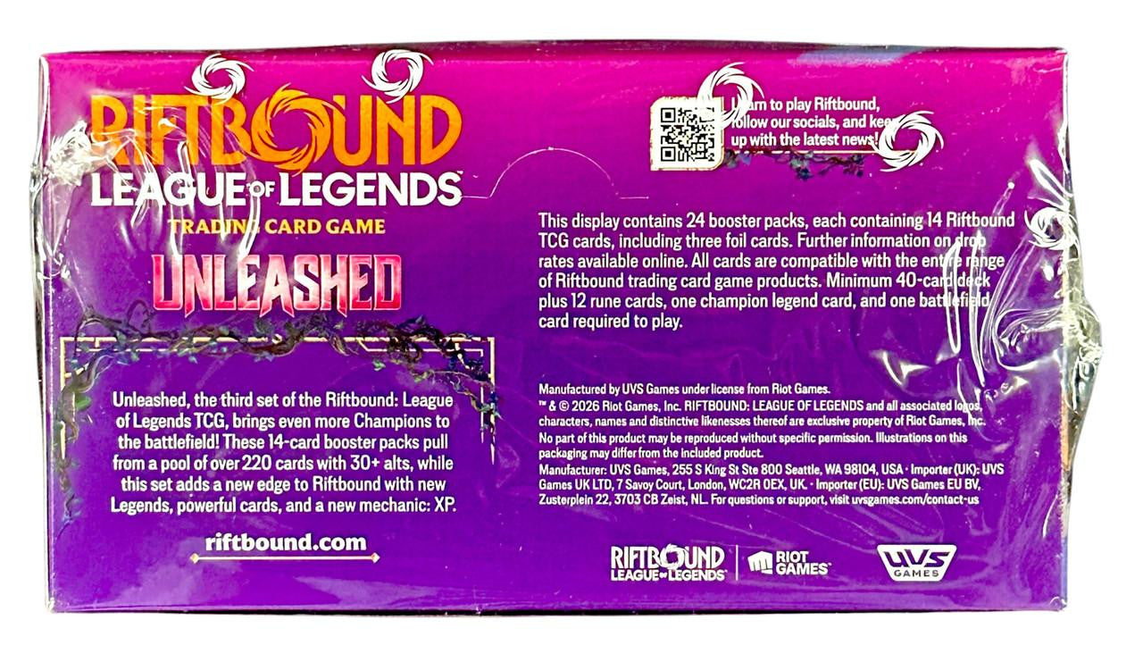 Riftbound League of Legends Unleashed Booster Box
