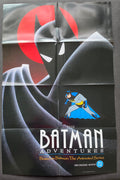 BATMAN ADVENTURES BATMAN THE ANIMATED SERIES FOLDED PROMOTIONAL POSTER 1992 Batman DC COMICS