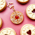 Jammie Dodger bag charm / keyring