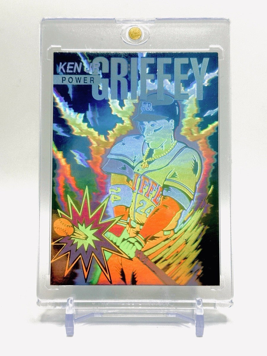 1992 Arena Holograms Ken Griffey Jr. The POWER Card #3 Rare Limited Edition