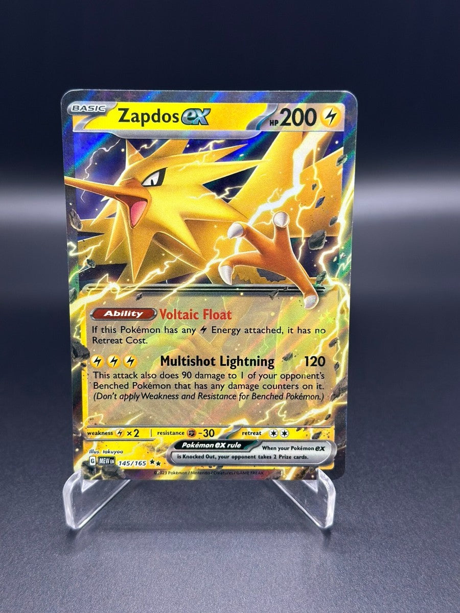 Zapdos ex 145/165 - Scarlet & Violet - 151 - Pokemon TCG